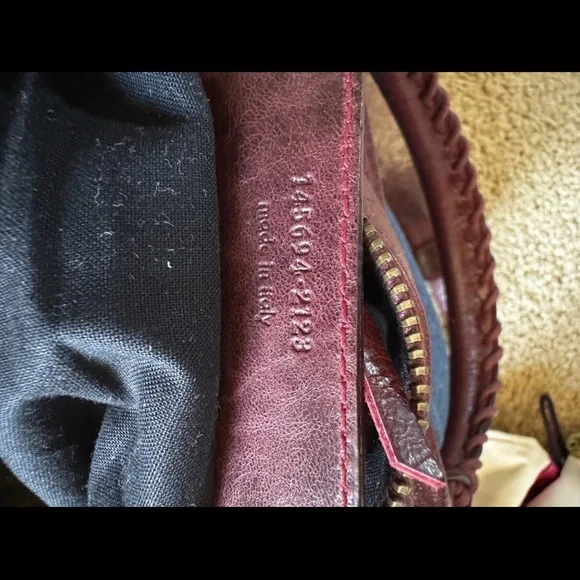 Balenciaga Burgundy Box Bag - Picture 11 of 15